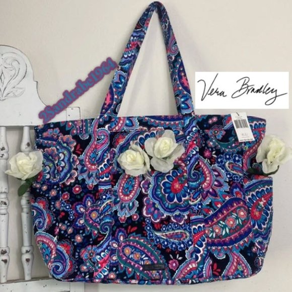 Vera Bradley Handbags - Vera Bradley Get Going Tote / Haymarket Paisley